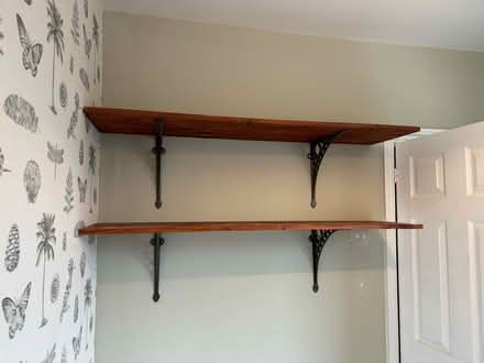 Photo of free Wooden shelves and brackets (Hitchin, near town (SG5)) #1