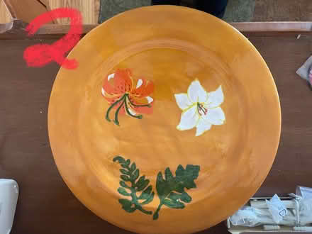 Photo of free 4 plate chargers, 16 inch diameter (Fullerton) #2