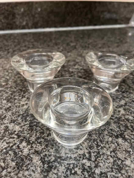 Photo of free 50 Glass Tea lights (Hales Bridge RH5) #1