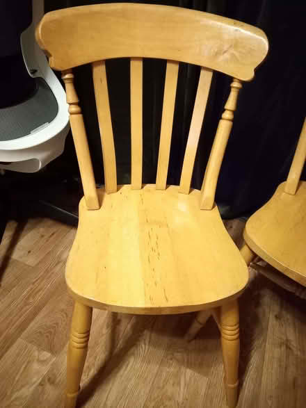Photo of free Pair of dining chairs (Vale LA1) #1