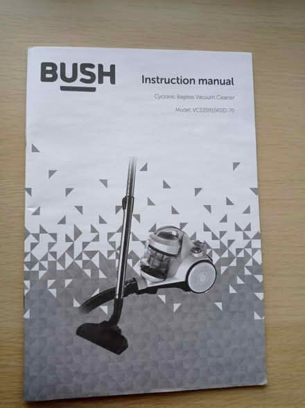 Photo of free Manual of Bush vacuum (Central Milton Keynes MK9) #1