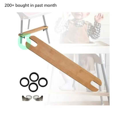 Photo of free Antilop IKEA highchair and footrest (Honor oak) #2