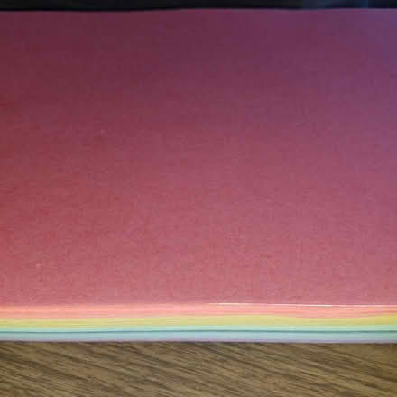 Photo of free 9" x12" construction paper (Bolingbrook, near Menards) #1