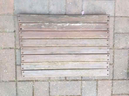 Photo of free Mahogany Garden Seat Pieces (The Nurserylands TW12) #1