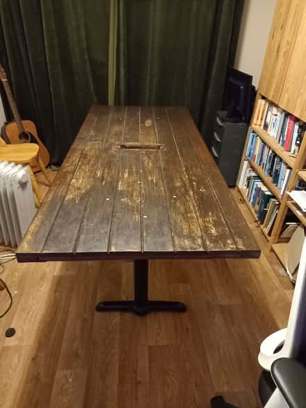 Photo of free Upcycled dining table / desk made from wooden door (Vale LA1) #2