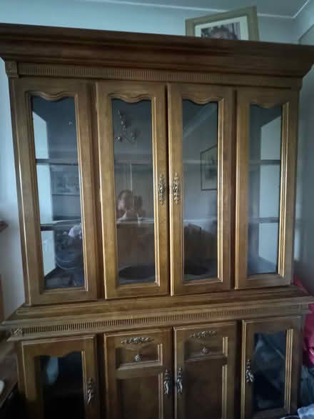Photo of free Tall display cabinet with lighting (Lee on the solent PO13) #4