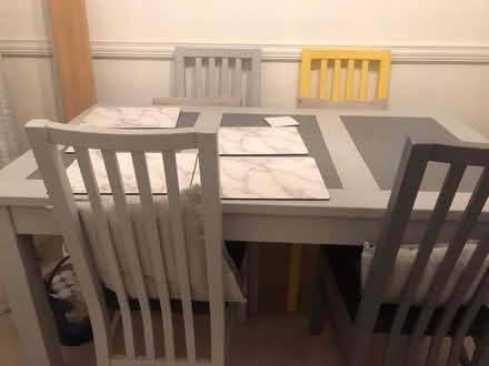 Photo of free table and 4 chairs (Winkfield Row RG42) #1