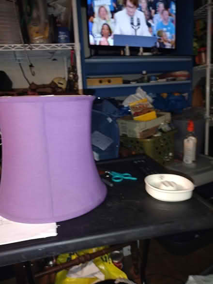 Photo of free Purple lamp shade (waterfront) #3