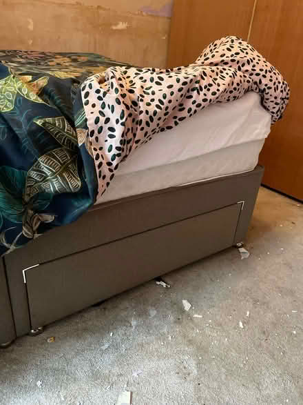 Photo of free King size bed and mattress (G44 Cathcart) #2