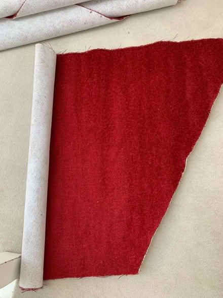 Photo of free Red/maroon carpet remnants (Billericay) #1