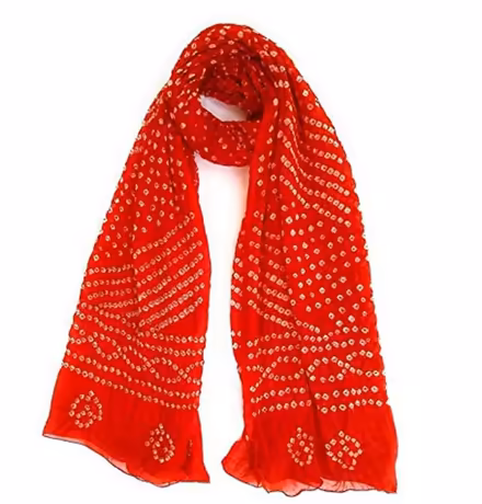 Photo of bandhani dupatta/scarf (Sunnyvale Downtown) #1