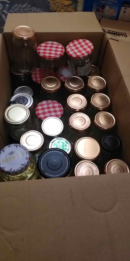 Photo of free Box of jam jars (B30 edge of Stirchley) #1
