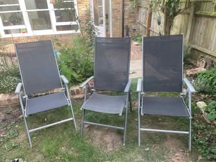 Photo of free 3 Garden Chairs (Dollis Hill (NW10)) #1