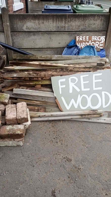Photo of free Wood for log burner/fire/chiminea (Somercotes DE55) #1