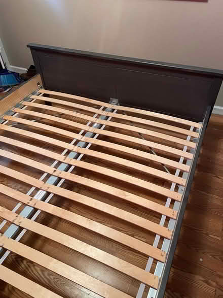 Photo of free Queen size bed frame. No mattress (Castroville) #1