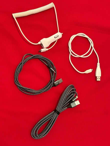 Photo of free Selection of USB A to Micro USB Phone Charger Leads (Walsgrave CV2) #1