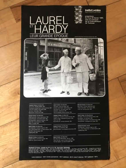 Photo of free Laurel & Hardy poster (Earlsdon CV5) #1