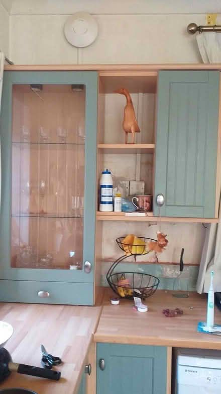 Photo of free Worktop unit glass fronted & doors (Ainthorpe YO21) #1