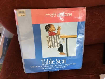 Photo of free Table seat for babies 6-36 months (Southborough TN4) #1
