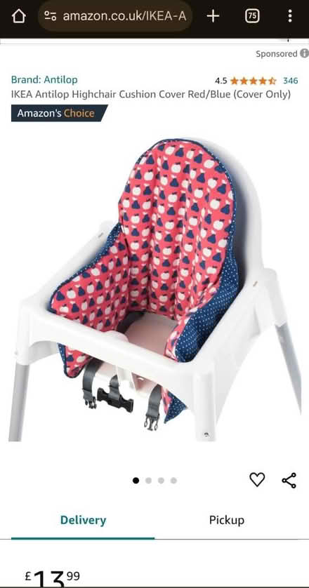 Photo of free Antilop IKEA highchair and footrest (Honor oak) #1