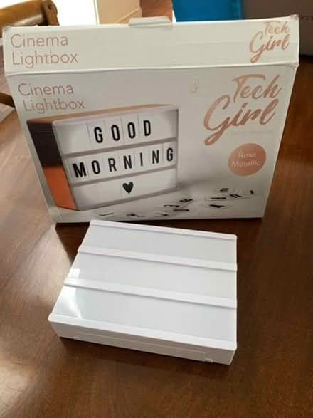 Photo of free Cinema Lightbox battery powered with full alphabet/symbols (Kingston Bagpuize OX13) #1