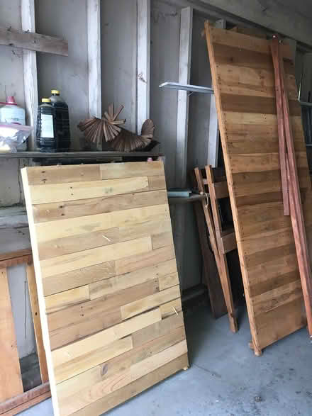 Photo of free Work bench with shelf & hanger (Denbigh near Lucas Crk bridge) #1