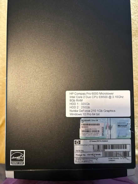 Photo of free HP Compaq 3.16Ghz desktop computer (Leyland PR26) #3