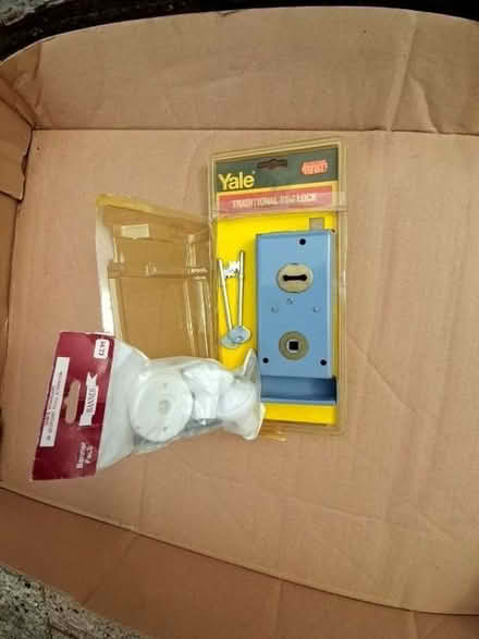 Photo of free Yale Rim Lock + Handles (Causeway End MK43) #1