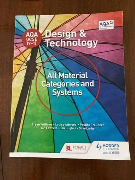 Photo of free AQA GCSE Design & Technology Book (Kingston Bagpuize OX13) #1