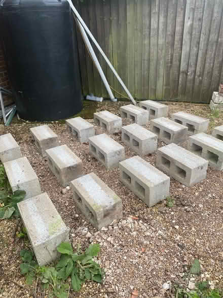 Photo of free 16 hollow concrete blocks (So21 3eh) #1