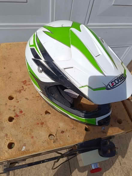 Photo of free Child's motorcycle helmet Leopard (RG10 near Twyford) #2