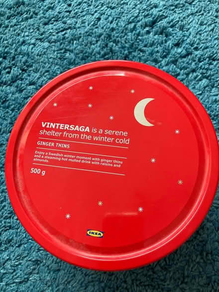 Photo of free Round storage Tin with lid (Minchinhampton) #2