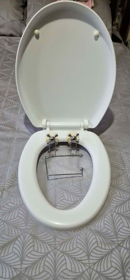 Photo of free Toilet Seat & Toilet Roll Holder (Nr Langney Shops) (Stone Cross BN23) #2