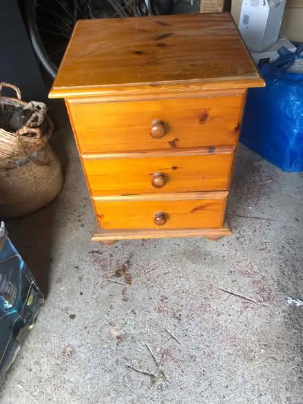 Photo of free Pine bedside drawers (Walkergate NE6) #1