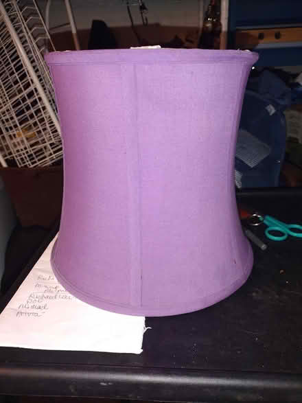 Photo of free Purple lamp shade (waterfront) #2