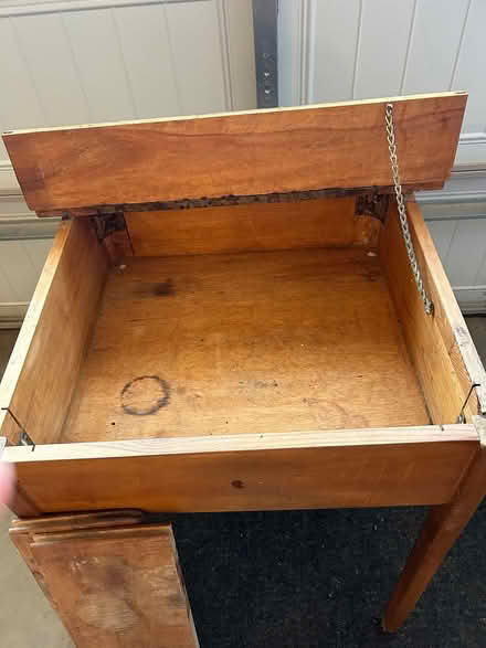 Photo of free Old wooden desk (Huron Road and Strasburg) #3