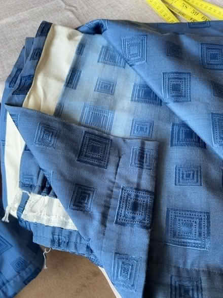 Photo of free Blue curtains (Heysham LA3) #3
