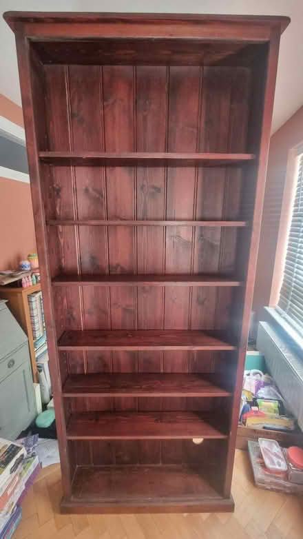 Photo of free Tall pine bookcase (Letchworth Garden City) #1