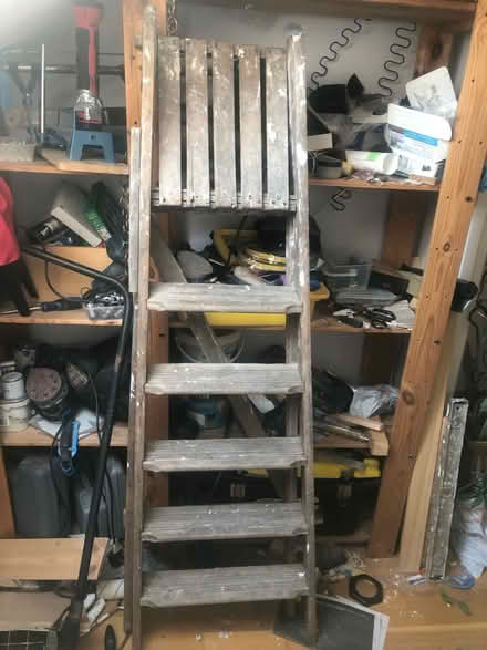 Photo of free Old wooden ladder for project (SE9) #1