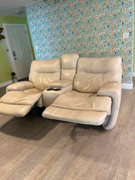 Photo of free Leather couch (Dunnellon) #3