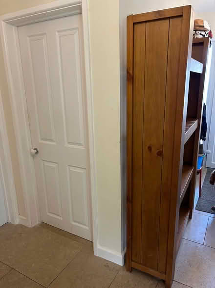 Photo of free Tall wooden shelving unit (OX29, witney) #3