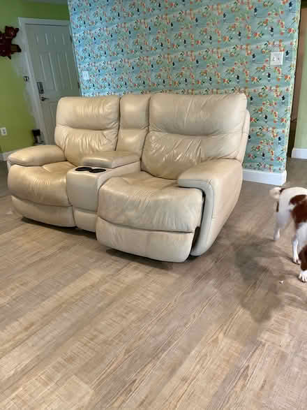 Photo of free Leather couch (Dunnellon) #2