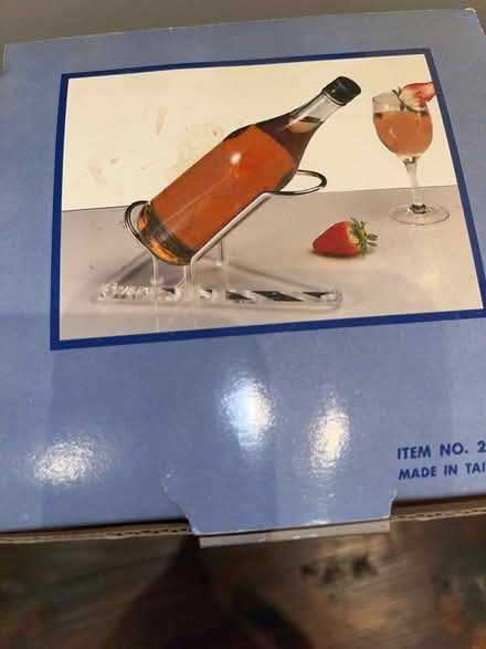 Photo of free Acrylic bottle holder (Tribeca) #2