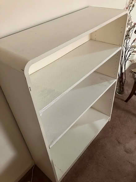 Photo of free White wood bookshelf (Eastern Market/Capitol Hill) #1
