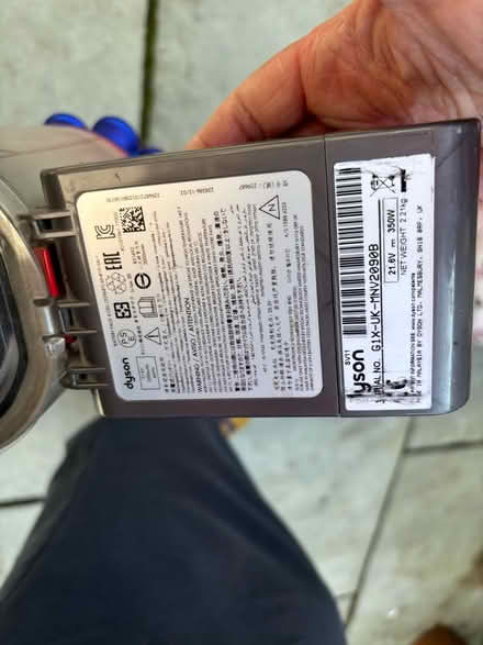Photo of free Not charging; Dyson handheld vacuum (Bear Flat BA2) #2