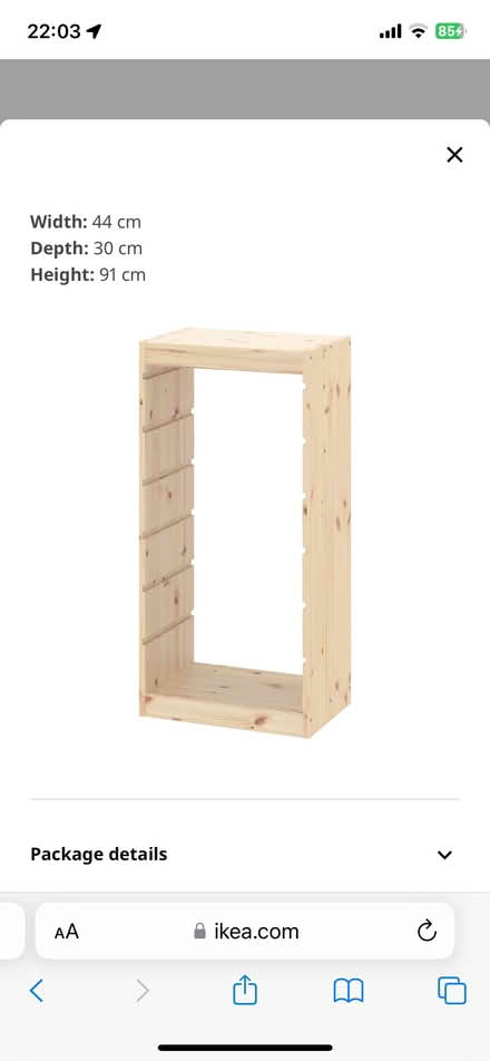 Photo of IKEA Trofast single stack (pine) (Halton LA2) #1