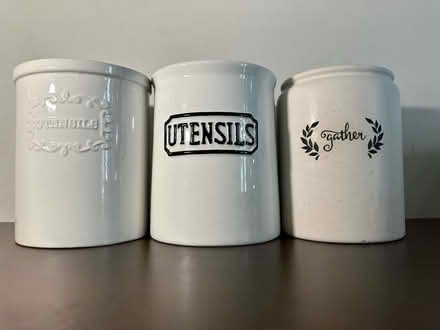 Photo of free Ceramic utensil holders (Boston) #2