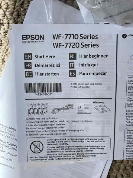 Photo of free EPSON Scanner, printer, fax and copier (Barnes SW13) #1