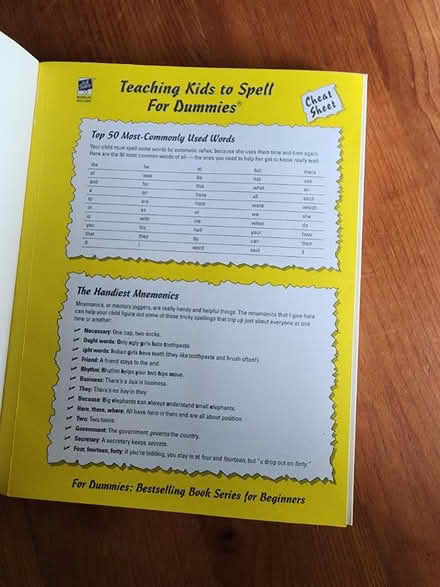 Photo of free Teaching Kids to Spell for Dummies (Flemington) #2