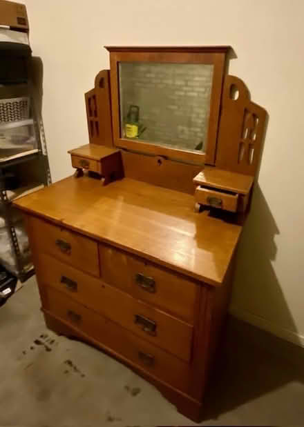 Photo of free Solid Silky Oak Chest of Drawers (Kensington) #3